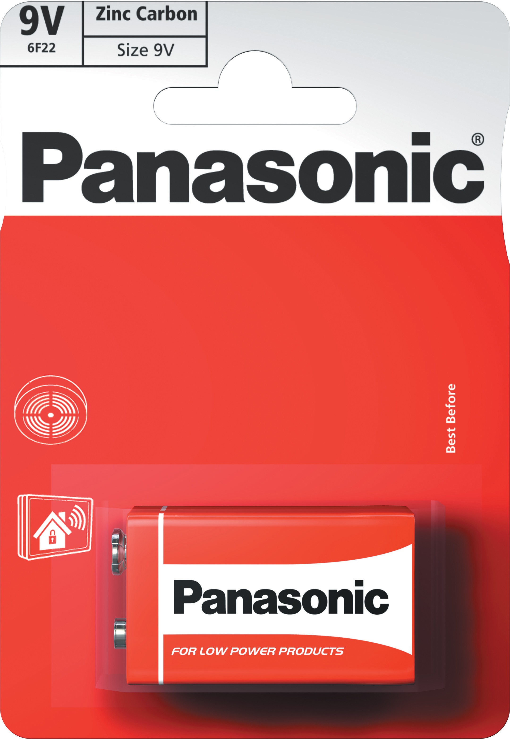 PANASONIC BATTERIES 6F22RZ/1BP