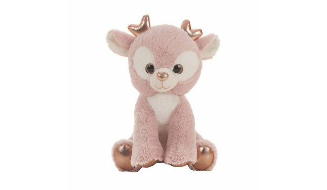 Fluffy toy Pink Reindeer (28 cm)