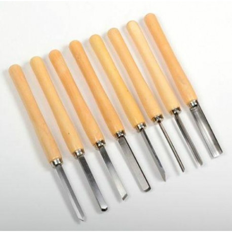 PROMA TURNING AND CARPENTRY CHISELS 8 pcs. HDB-45