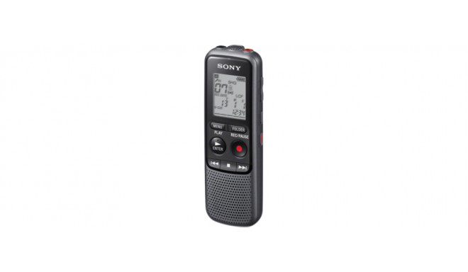 Sony ICD-PX240 Black, Grey, MP3 playback, LCD Display, MAX. RECORDING TIME MP3 8KBPS (MONAURAL)1043 