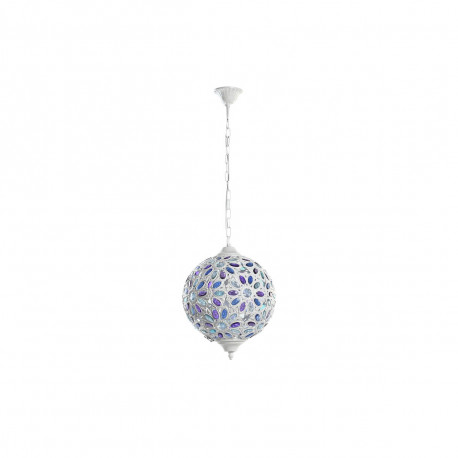 Ceiling Light DKD Home Decor 28 x 28 x 44 cm Metal White Multicolour 50 W