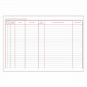 Record Book of Correspondence DOHE 09911 A4 Burgundiapunane 100 Lehed