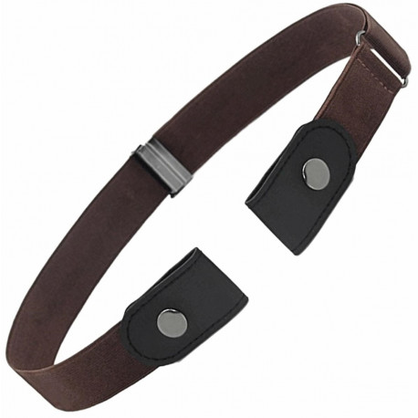 Belt without buckle BQ53D, brown