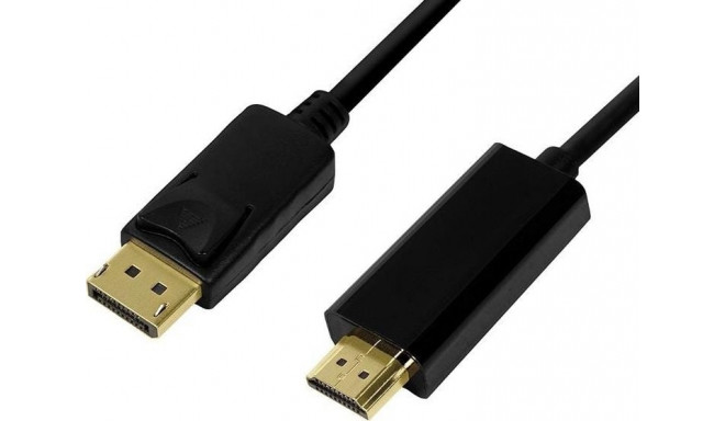 LogiLink DisplayPort - HDMI 2.0m black