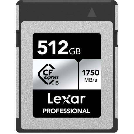 Lexar memory card CFexpress Type B 512GB Professional Silver
