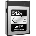 Lexar memory card Pro CFexpress 512GB S. R1750/W1300