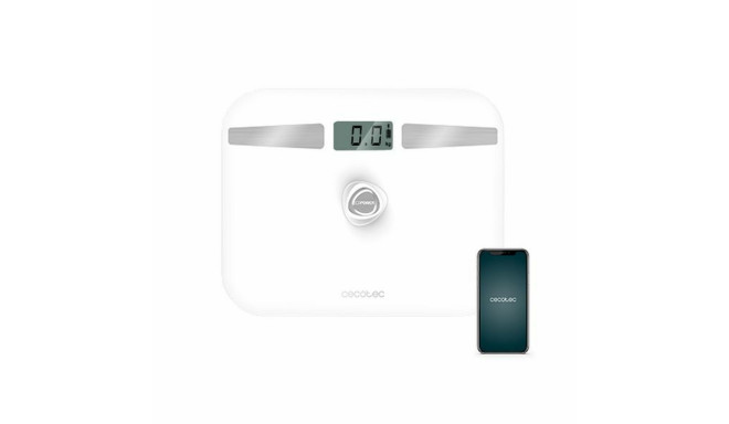 Digitālie vannas istabas svari Cecotec EcoPower 10200 Smart LCD Bluetooth 180 kg Balts 180 kg