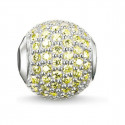 Naiste Pärlid Thomas Sabo K0123-051-33 (1,10 cm) Roheline (1,1 cm)