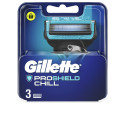 GILLETTE FUSION PROSHIELD CHILL cargador 3 recambios