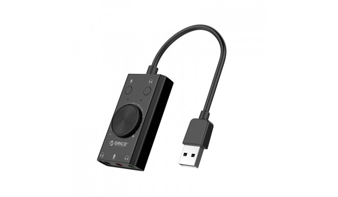 Orico multifunction USB 2.0 External Sound Card, 10cm