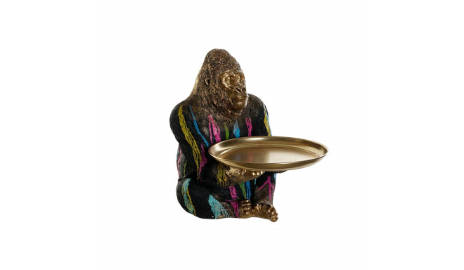 Dekoratīvās figūriņas DKD Home Decor 38 x 46 x 50,5 cm Daudzkrāsains Gorilla