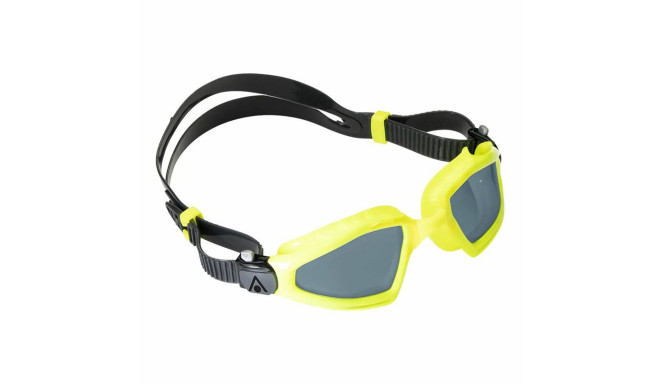 Adult Swimming Goggles Aqua Sphere Kayenne Pro Dark Yellow Black One size