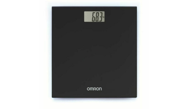 Digital Bathroom Scales Omron 29 x 27 x 2,2 cm Black Glass