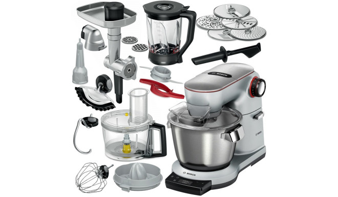 Bosch MUM5X720 food processor 1000 W 3.9 L Red, Silver Built-in scales