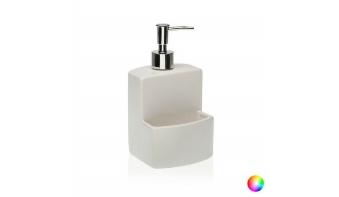 Soap Dispenser Ceramic (10 x 19 x 10 cm) - Grey