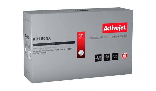 Activejet ATH-80NX Toner (replacement for HP 80X CF280X; Supreme; 6,900 pages; black)