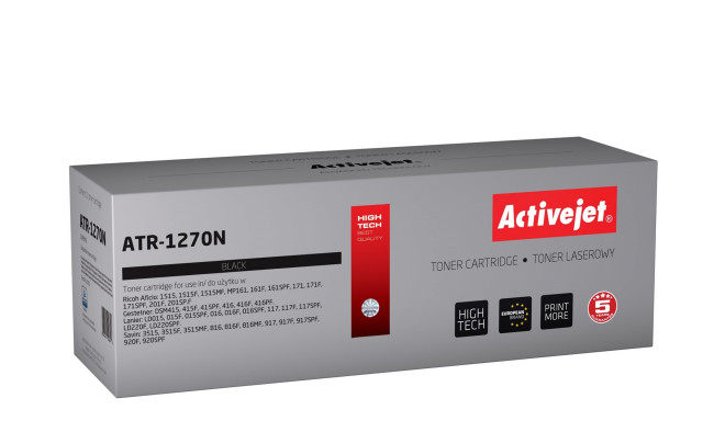 Activejet ATR-1270N tooner (asendus Ricoh 1270D 888261; Supreme; 7000 lehte; must)
