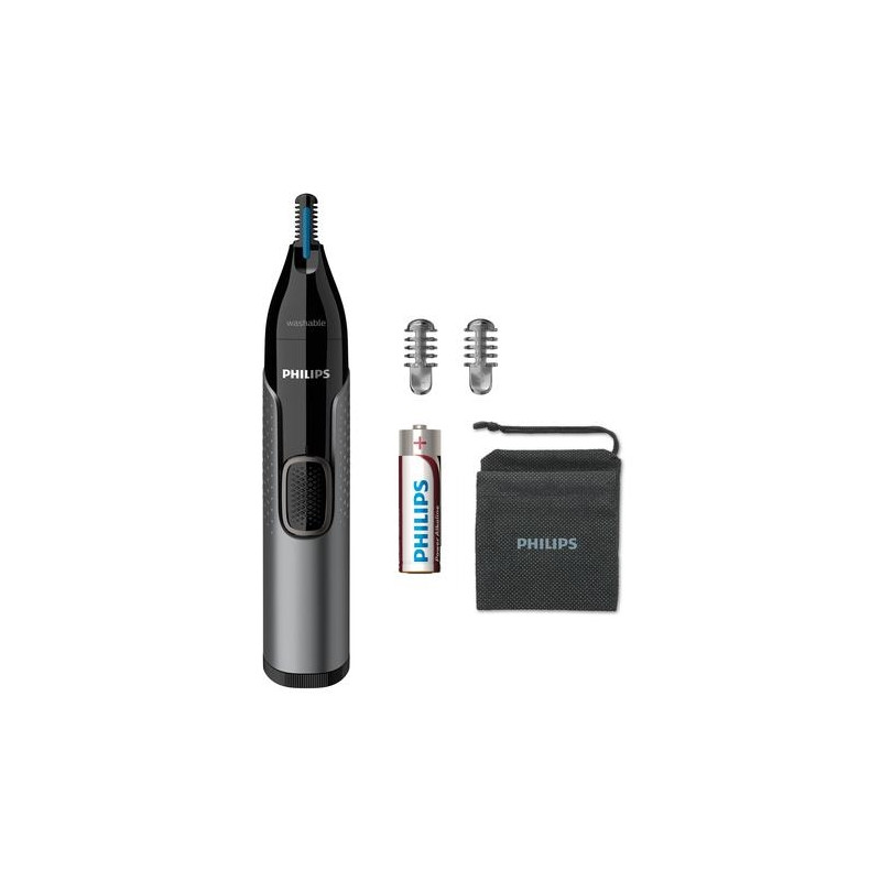 Philips Nose Trimmer Series 3000 NT3650 16 Washable nose ear and eyebrow trimmer with 2 combs Photopoint