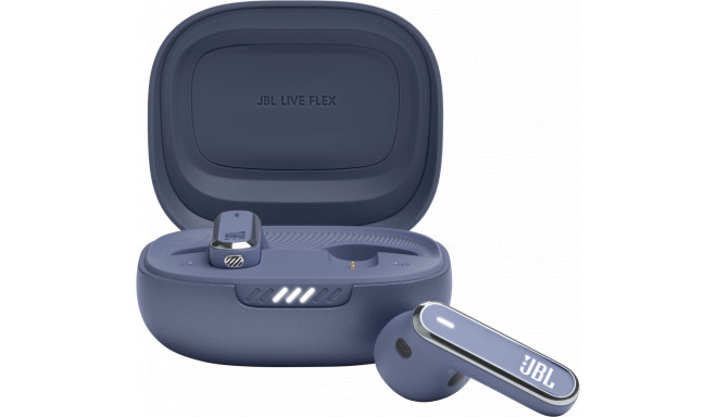 JBL wireless earbuds Live Flex, blue