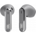 JBL wireless earbuds Live Flex, silver