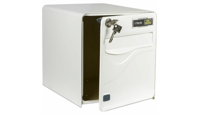 Kirjakast Burg-Wachter   36,5 x 28 x 31 cm Valge Plastmass