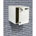 Kirjakast Burg-Wachter   36,5 x 28 x 31 cm Valge Plastmass