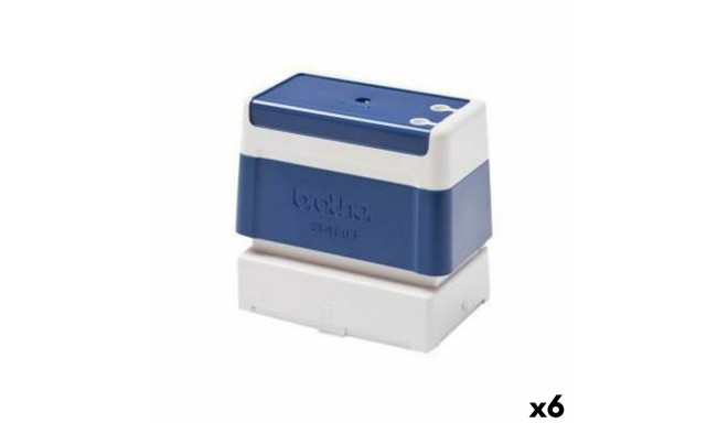 Stamper Brother 3458 34 x 58 mm Blue (6 Units)