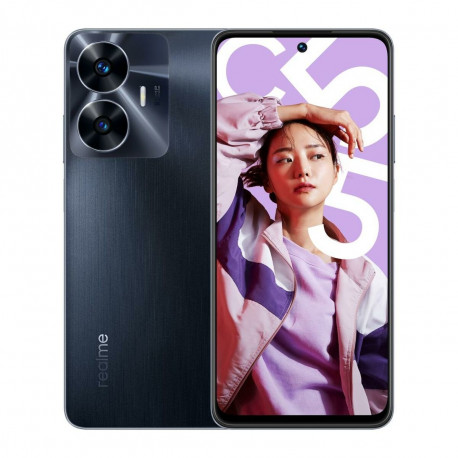 Nutitelefonid Realme C55 6,7" 8 GB RAM 256 GB 6,72" Must 8 GB RAM 256 GB