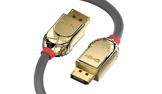 DisplayPort Cable LINDY 36294 Golden 5 m