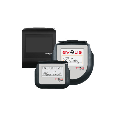 Evolis Sig100, 10.5 cm (4''), display