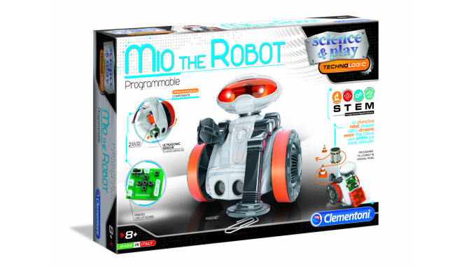 CLEMENTONI Robotic Mio The Robot, 75021BL/75053/75053BL
