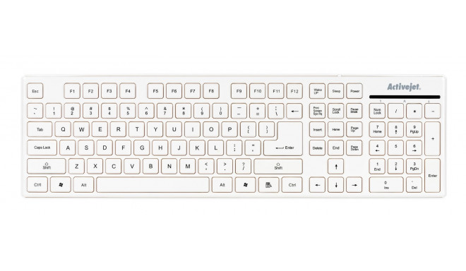 Activejet K-3016SW Membrane slim wired keyboard