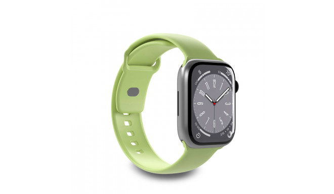 PURO ICON - Elastyczny pasek do Apple Watch 38/40/41 mm (S/M & M/L) (Matcha Green)