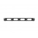 LANBERG CABLE ORGANISER 19" (1U, TYPE B, BLACK) AK-1205-B