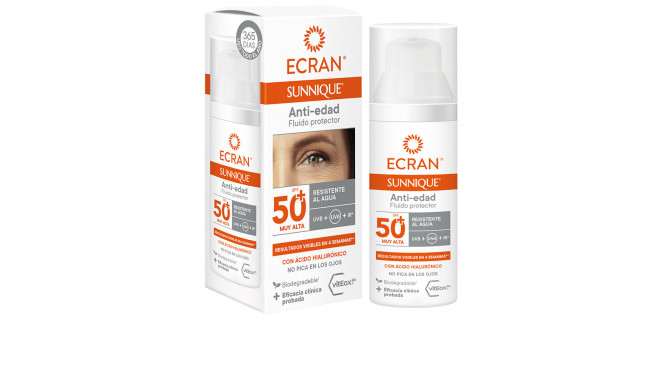 ECRAN SUNNIQUE anti-edad facial SPF50+ 50 ml