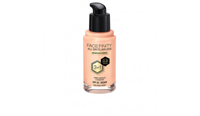 MAX FACTOR FACEFINITY ALL DAY FLAWLESS 3 IN 1 foundation #C40-light ivory 30 ml