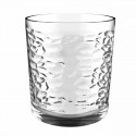 Plate Quid Urban Stone Transparent Glass 360 ml (6 Units) (Pack 6x)