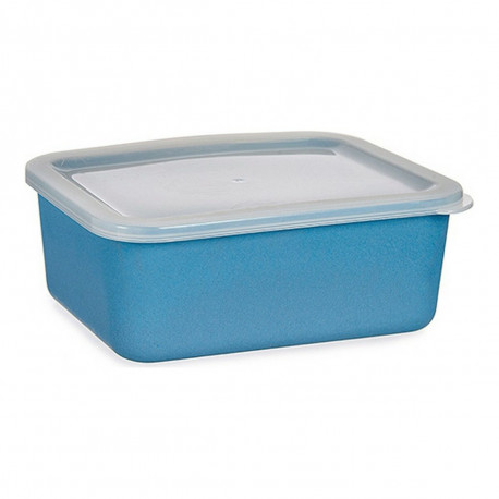 Storage Box with Lid 7966 7966 Dark blue Bamboo Melamin Corn starch