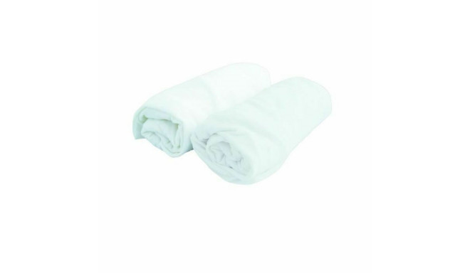 Kummiga voodilina Domiva Doux Nid Valge 60 x 120 cm