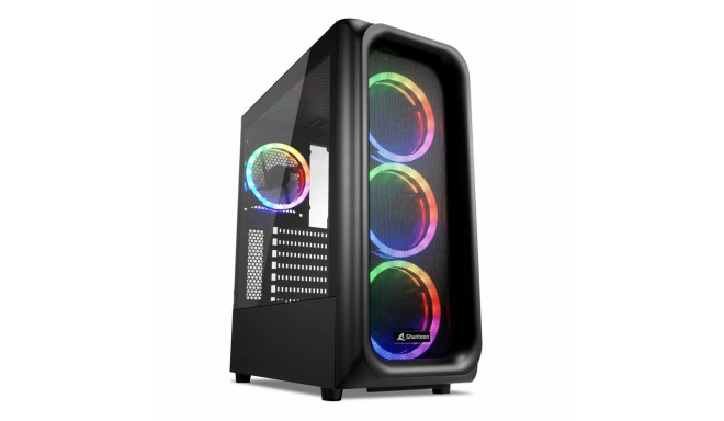 ATX Pus-torņveida Kārba Sharkoon TK5M RGB ATX Melns