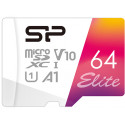 Silicon Power mälukaart microSDXC 64GB Elite + adapter