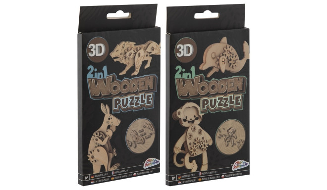 Grafix 3D puidust pusle 10 cm