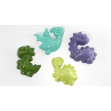 SET OF 4 DINOSAURS MOULDS