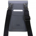 Karl Lagerfeld handbag for phone KLWBSAKCPMG silver hardcase Phone Pounch Universal Saffiano K&C