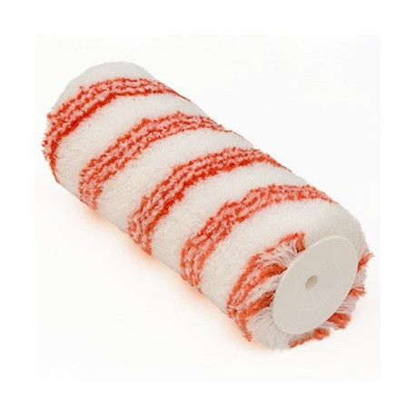 Värvirull 18cm Ø54mm, 12mm, polüamiid, 3 punased triibud
