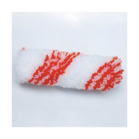 Värvirull 10cm Ø15mm, 12mm, polüamiid, 3 punast. triibud