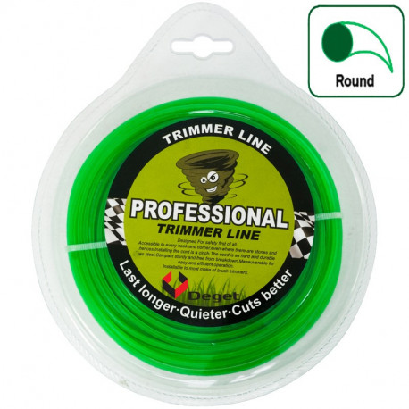 Trimmeri tamiil Professional, ümmargune 2,7 mm x 50 m V90111 DEGET