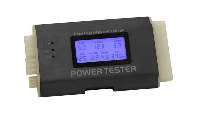 DeLOCK 18159 battery tester Black/White
