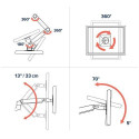 Ergotron LX Series LX Wall Mount LCD Arm 86.4 cm (34") Aluminium