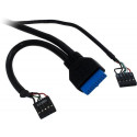 Inter-Tech CI-01 card reader USB 3.2 Gen 1 (3.1 Gen 1) Internal Black